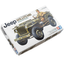 Tamiya 1:35 Scale Jeep Willys MB 1/4-Ton Truck Plastic Kit Model 35219