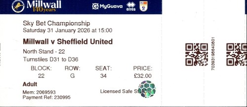 Millwall sheffield united - millwall,