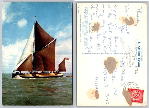 Vintage barge yacht - barge, sailing