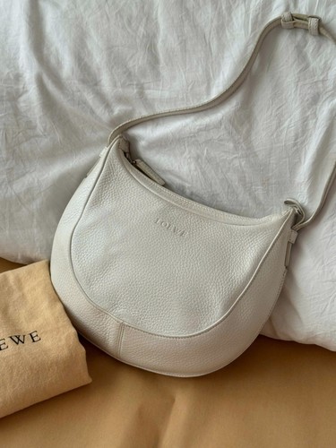 Loewe half moon white leather - loewe,