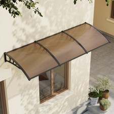 Door Canopy Awning Shelter Front Back Porch Outdoor Shade Patio Roof Rain Cover