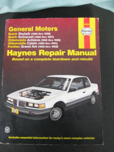 Repair manual haynes 38025 - manual,
