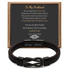 Mens PU Leather Bracelets