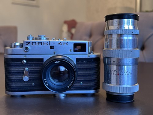 Vintage zorki soviet 35mm - zorki-4k,