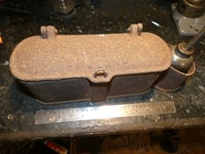 2ND TRACTOR IMPLEMENT  CAST   TOOL BOX  BAMFORDS UTTOXETER OIL CAN VINTAGE