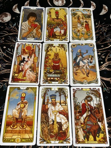 Egyptian art nouveau tarot - egyptian,