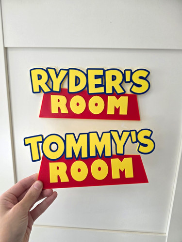 Toy story personalised name - personalised,