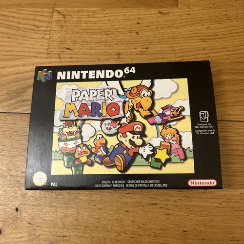 Paper mario nintendo n64 - paper,