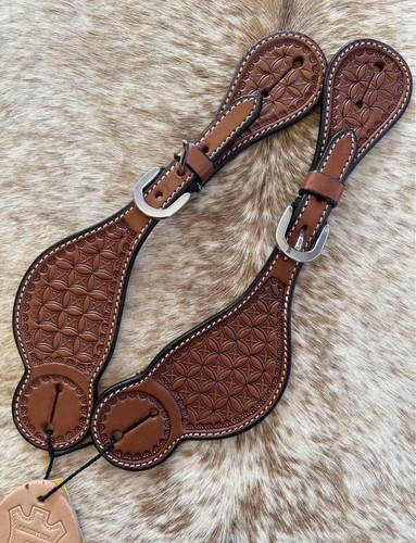 Top grain leather western - leather, pair