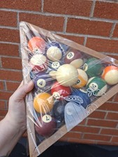 Competition Pool Set 16 Pieces, Billiard Balls Heavy Resin