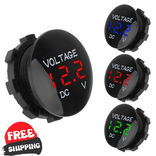 12v led digital voltmeter - led,