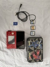Nintendo 3DS (Red, Original Model) – Custom Firmware Installed, Pokemon Cards