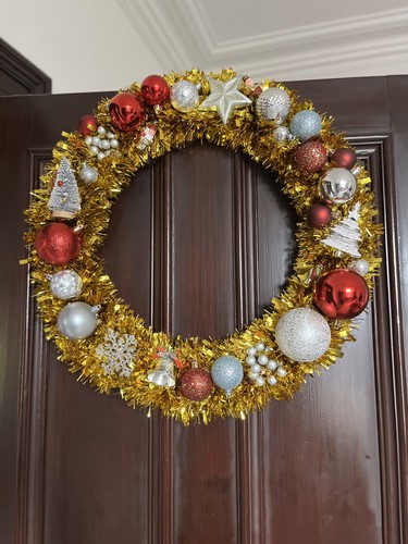 Artificial christmas tinsel - artificial,