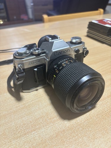 Canon silver 35mm slr - ae-1,