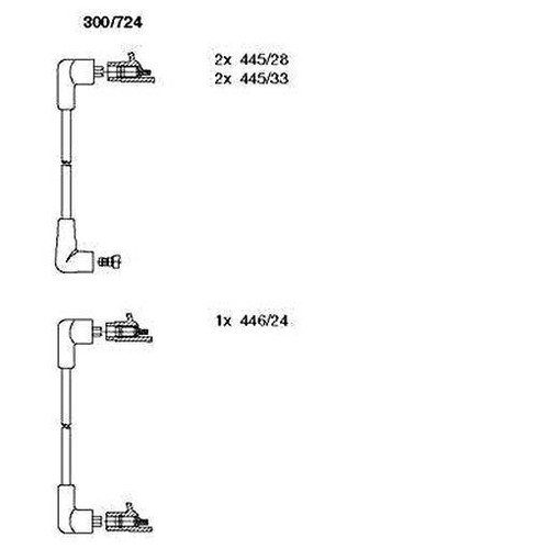 Ignition cable kit - ignition, rover