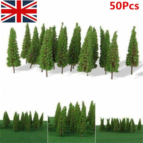 50pcs conifer trees - -, 55mm