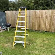LFI 8 Tread Fiberglass Step Ladder Heavy Duty - Approx 7ft Tall Plumber Sparks