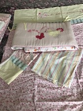 Mothercare Rosebud Duvet Cover Pillow Case , Flat Sheet