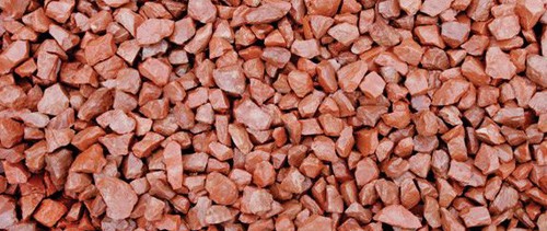 25kg bag decorative red gravel - 25kg,
