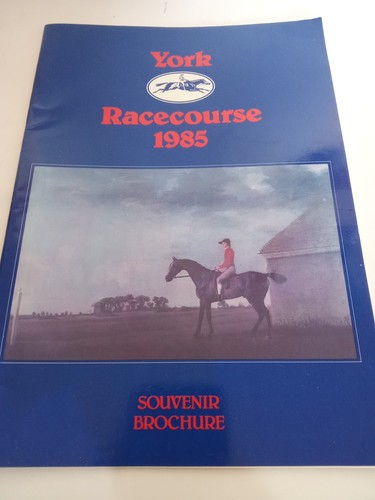York racecourse 1985 souvenir - york,