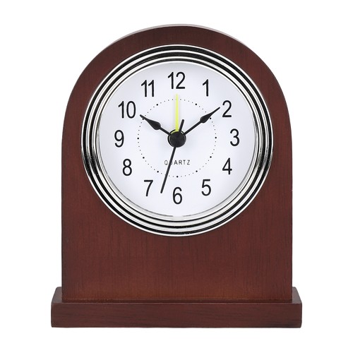 Table clock wooden - table,