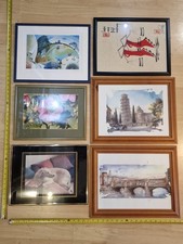 job lot 6 framed prints