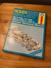 Haynes Manual Rover 2000, 2300 And 2600  1977 To 1984 All Models Manual 468