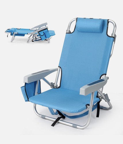 Folding backpack beach chair - backpack,