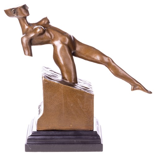 Bronze sculpture female - bronze, a