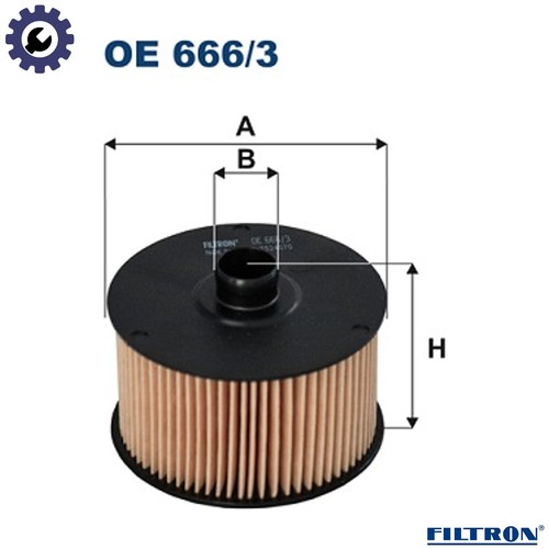 Oil filter 666 for - filter,