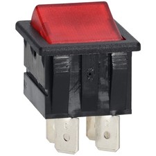 Bulgin DPST Illuminated Off-On