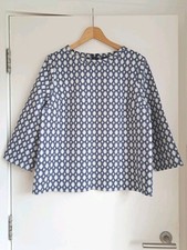 GOK WAN Oversized Top My Jacquard Shell Size 16 Blouse Shirt Top BNWT. 