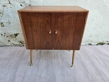Teak record cabinet - teak,