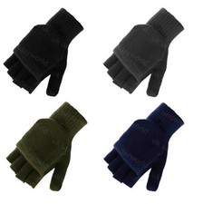 Mens Fingerless Gloves Adult