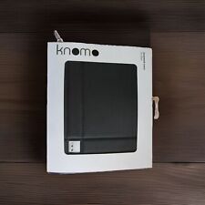Genuine KNOMO JOURNAL padded zip  CASE BLACK For TABLET/IPAD, Water Resistance