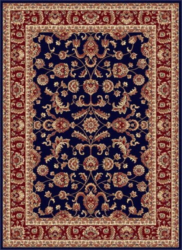 Blue leaves bordered oriental - bordered,