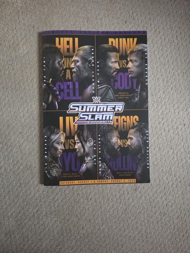Wwe sumerslam 2026 programme - wwe,