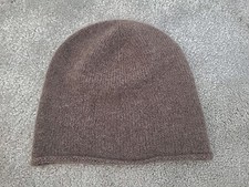 H&M 100% CASHMERE BROWN BEANIE