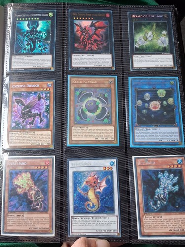 Yugioh card binder collection - card,