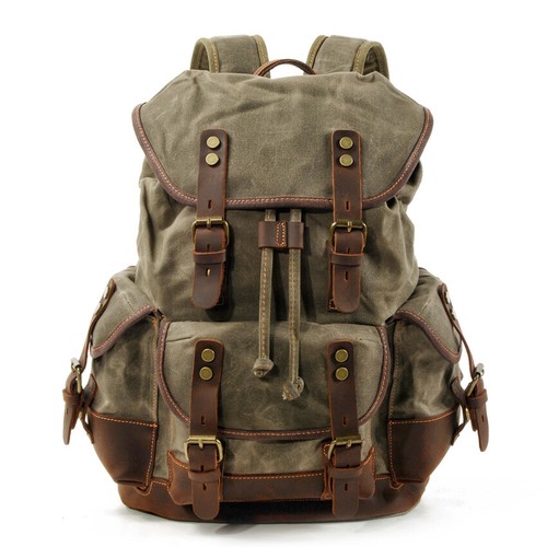 Vintage canvas backpack casual - vintage,