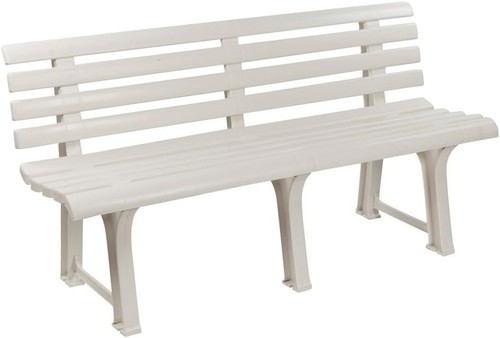 Seater plastic garden bench - 3,