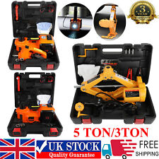 Electric Hydraulic Car Floor Jack 3T/5 Ton w/ Impact Wrench &Tire Inflator Pump