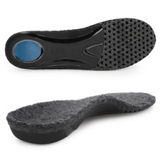 riemot Lambswool Arch Support Orthotic Insoles Thick Shoes Boots Inserts Warm