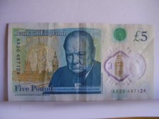 AA20 Bank Of England £5 Five