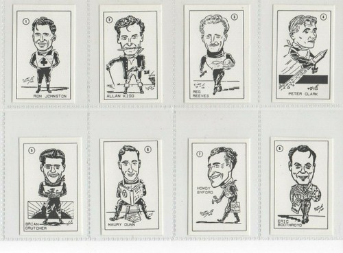 Speedway riders trade card - -,