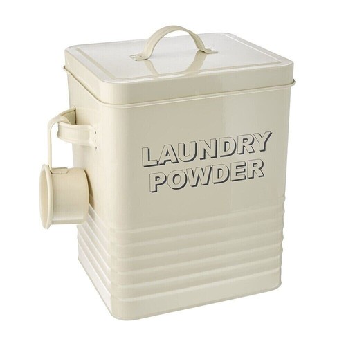 Laundry powder tin storage box - powder,