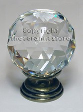 Clear crystal diamond cut - diamond,