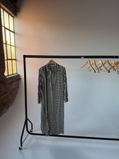 HUSH Aida Stripe Midi Shirt