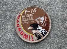 USAF 480th FS F16 "Desert Weasel Patch. NEW.
