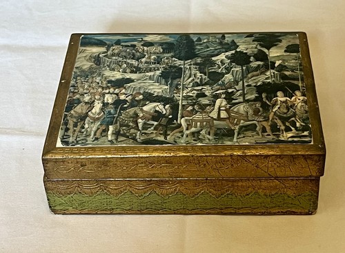 Vintage florence wood box - florence,